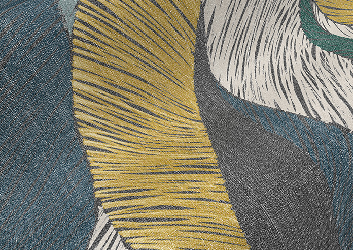 Anthurium, Teal - Made to Measure Curtains - Image 4